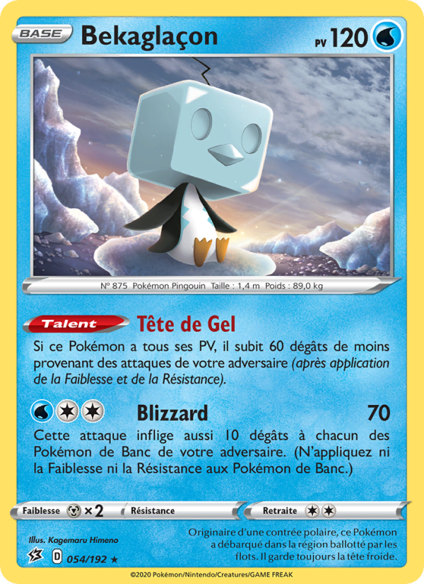 Bekaglaçon 54 — Rebel Clash (French Pokémon TCG card)