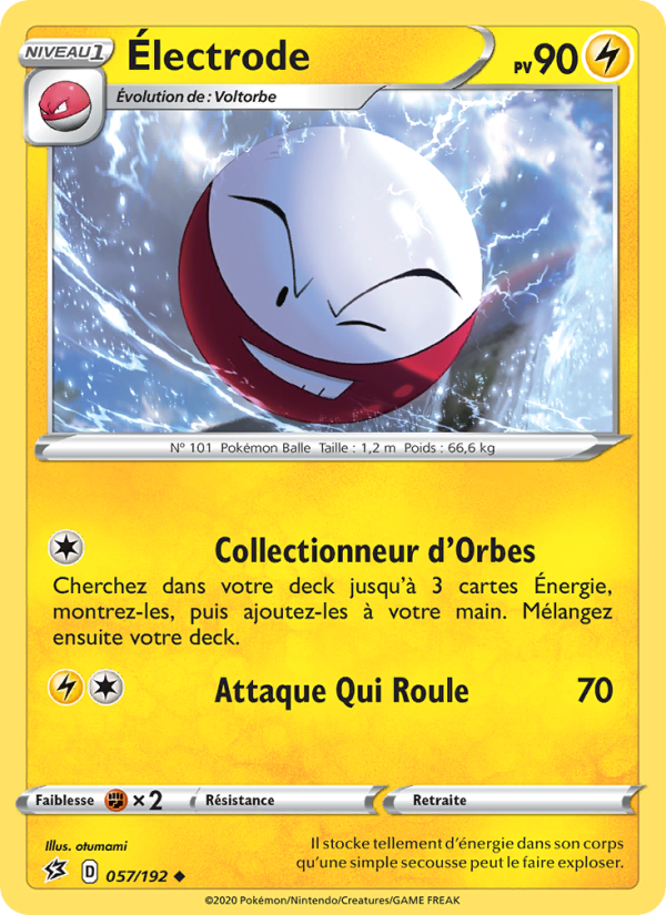 Électrode 57 — Rebel Clash (French Pokémon TCG card)