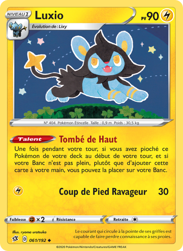 Luxio 61 — Rebel Clash (French Pokémon TCG card)