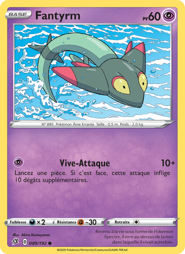 Fantyrm 89 — Rebel Clash (French Pokémon TCG card)