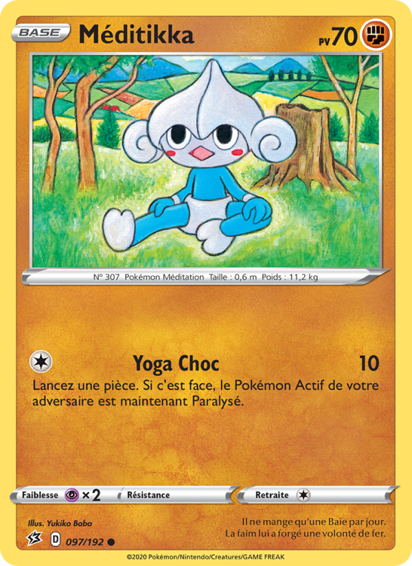 Méditikka 97 — Rebel Clash (French Pokémon TCG card)