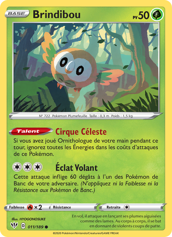 Brindibou 11 — Darkness Ablaze (French Pokémon TCG card)