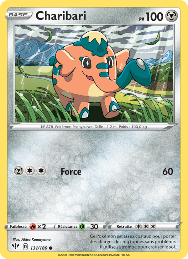 Charibari 131 — Darkness Ablaze (French Pokémon TCG card)