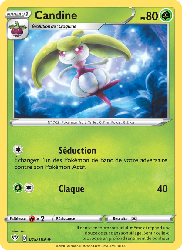 Candine 15 — Darkness Ablaze (French Pokémon TCG card)