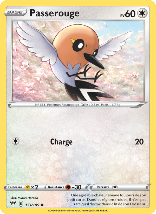 Passerouge 151 — Darkness Ablaze (French Pokémon TCG card)