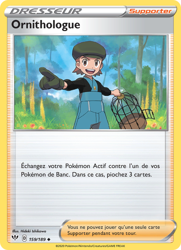 Ornithologue 159 — Darkness Ablaze (French Pokémon TCG card)