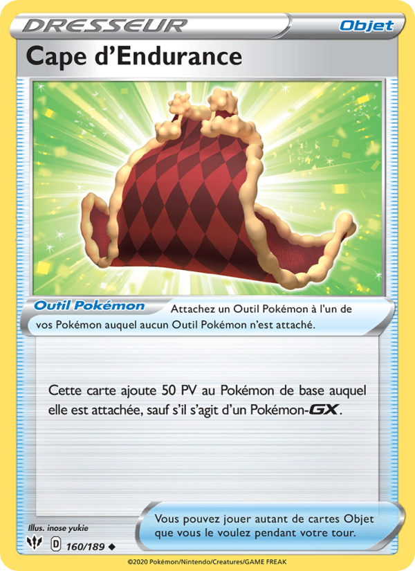Cape d'Endurance 160 — Darkness Ablaze (French Pokémon TCG card)