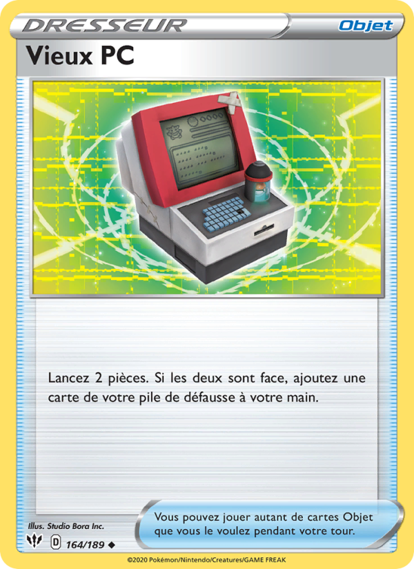 Vieux PC 164 — Darkness Ablaze (French Pokémon TCG card)