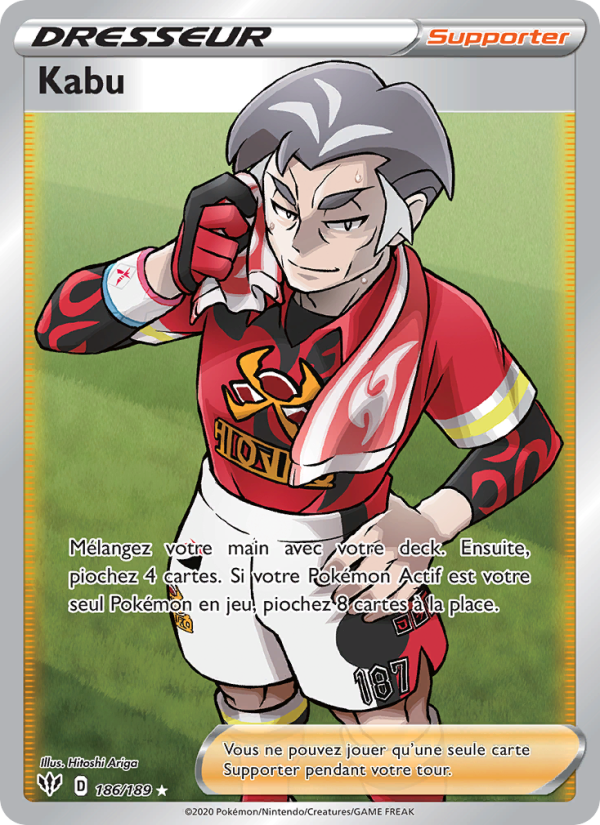 Kabu 186 — Darkness Ablaze (French Pokémon TCG card)