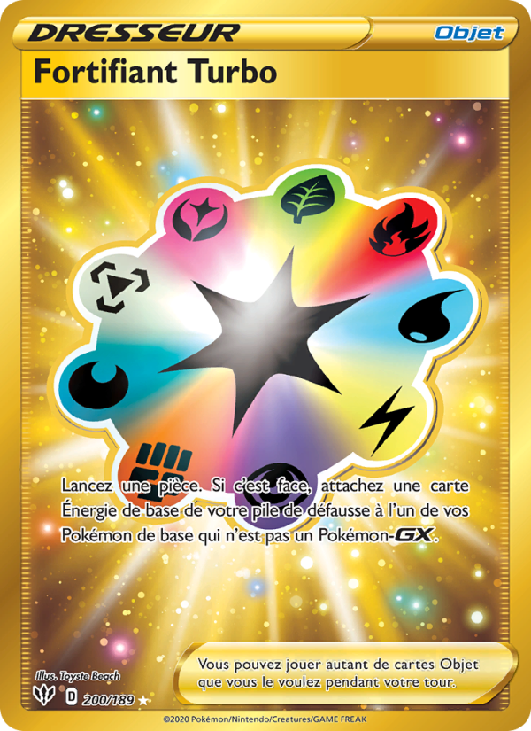 Fortifiant Turbo 200 — Darkness Ablaze (French Pokémon TCG card)