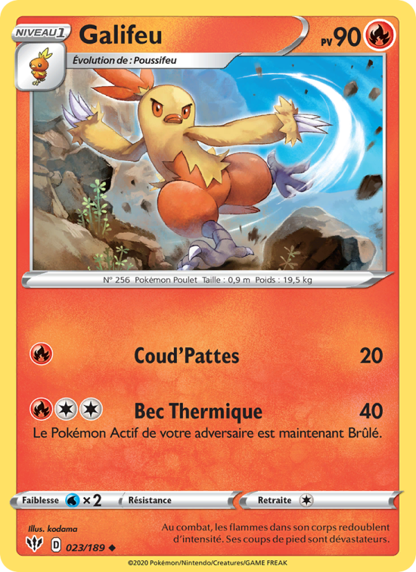 Galifeu 23 — Darkness Ablaze (French Pokémon TCG card)
