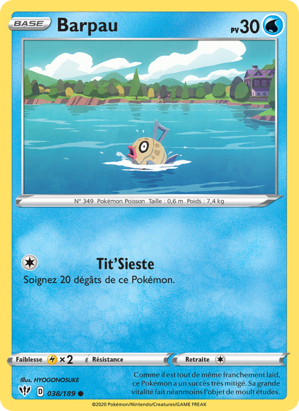 Barpau 38 — Darkness Ablaze (French Pokémon TCG card)