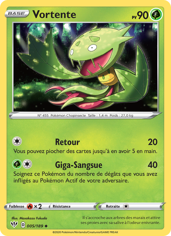 Vortente 5 — Darkness Ablaze (French Pokémon TCG card)