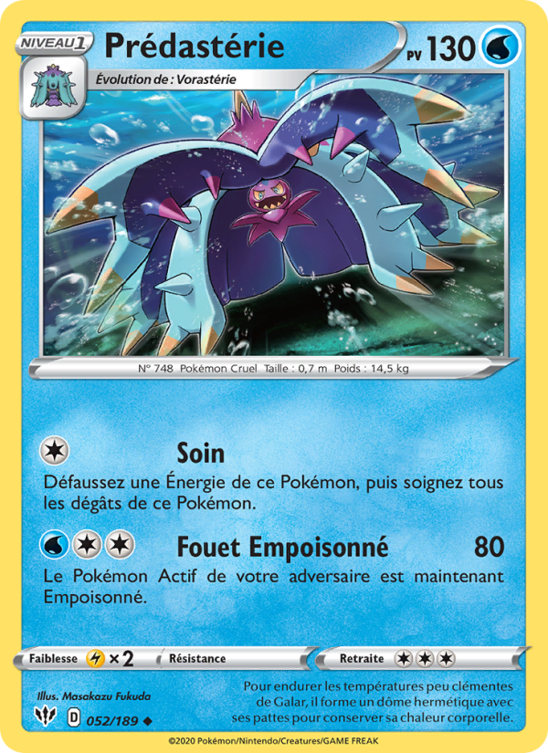 Prédastérie 52 — Darkness Ablaze (French Pokémon TCG card)
