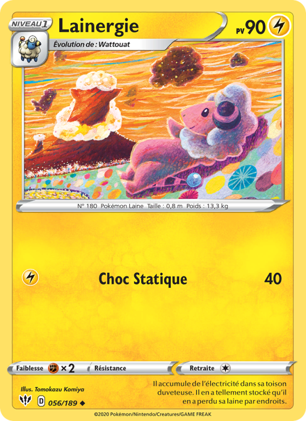 Lainergie 56 — Darkness Ablaze (French Pokémon TCG card)