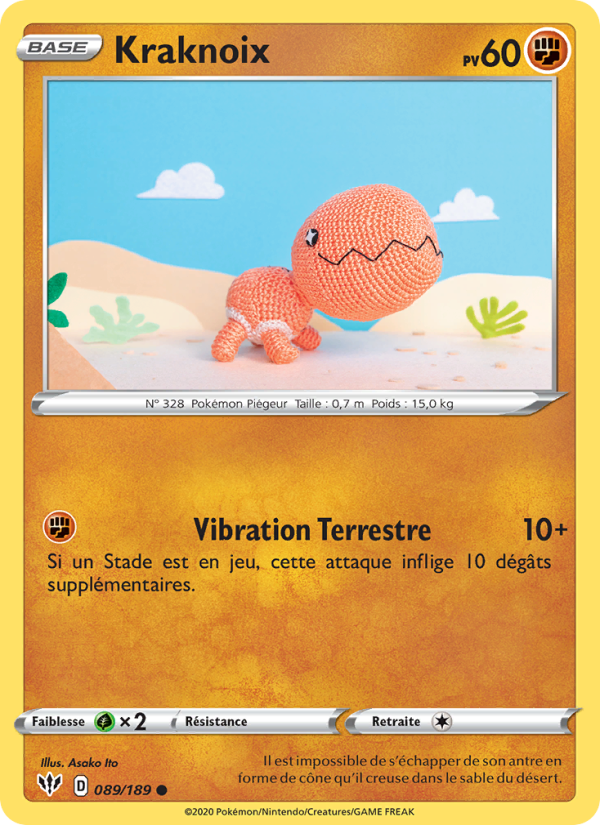Kraknoix 89 — Darkness Ablaze (French Pokémon TCG card)