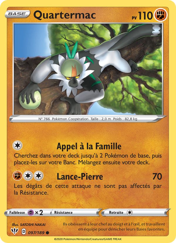 Quartermac 97 — Darkness Ablaze (French Pokémon TCG card)