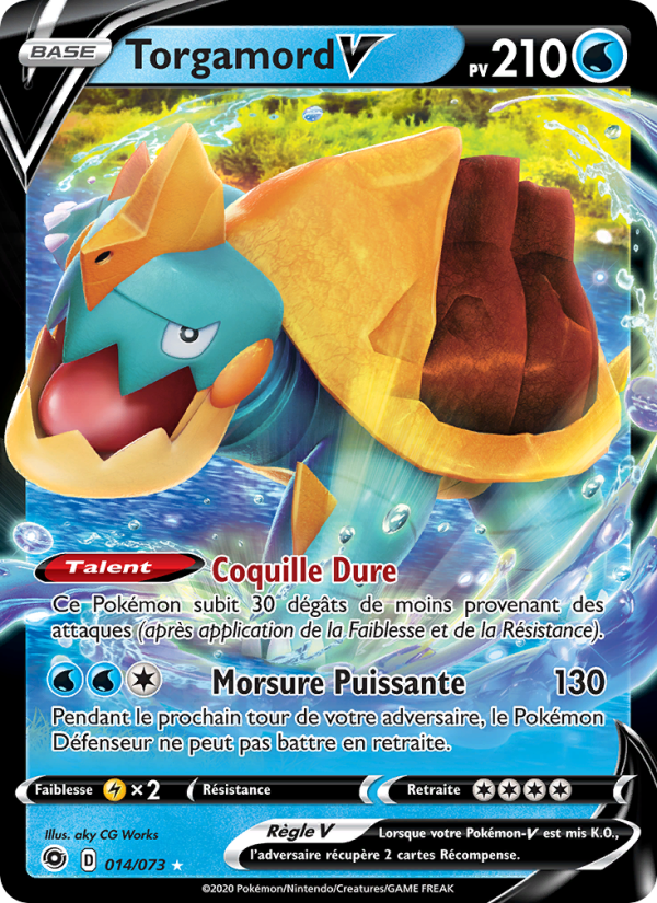 Torgamord V 14 — Weg des Champs (French Pokémon TCG card)