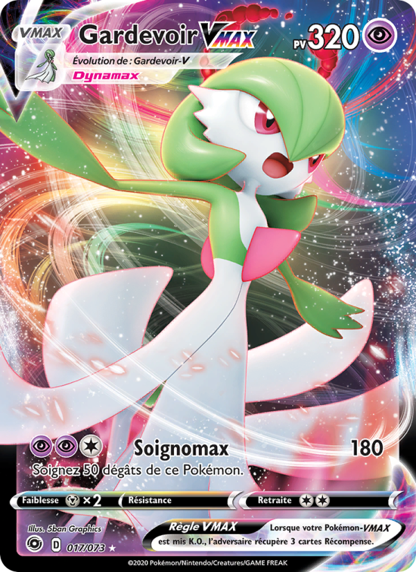 Gardevoir VMAX 17 — Weg des Champs (French Pokémon TCG card)