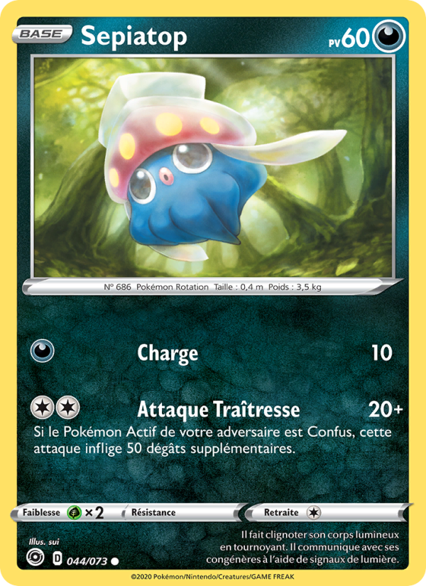Sepiatop 44 — Weg des Champs (French Pokémon TCG card)