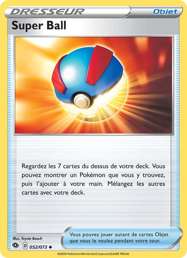 Super Ball 52 — Weg des Champs (French Pokémon TCG card)