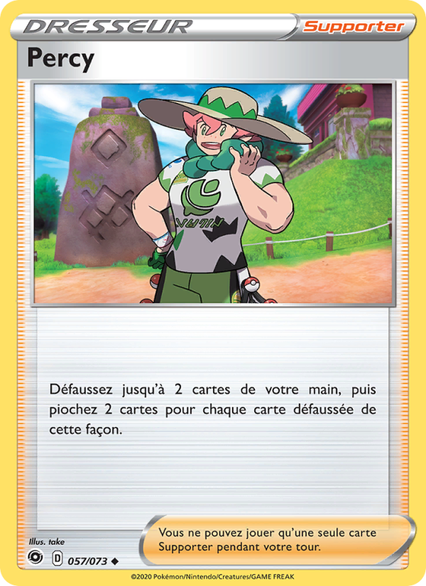 Percy 57 — Weg des Champs (French Pokémon TCG card)