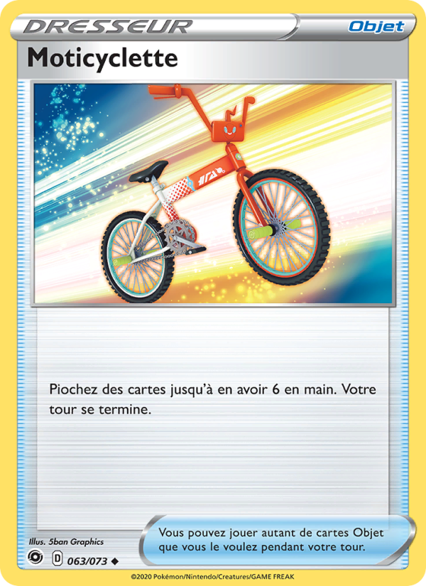 Moticyclette 63 — Weg des Champs (French Pokémon TCG card)