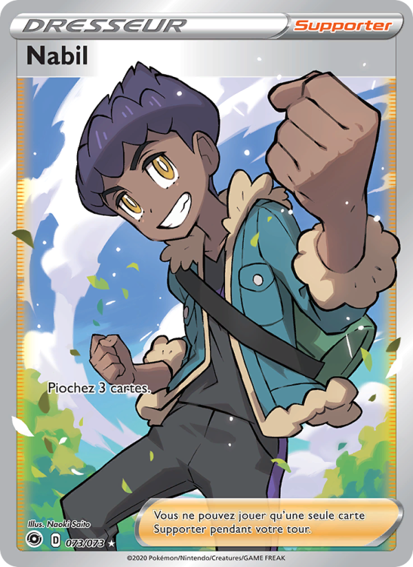 Nabil 73 — Weg des Champs (French Pokémon TCG card)