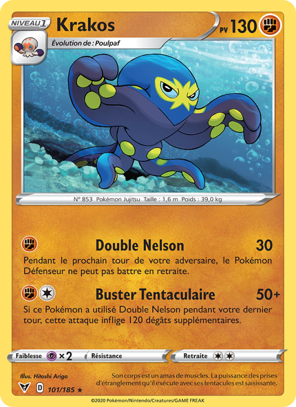 Krakos 101 — Vivid Voltage (French Pokémon TCG card)