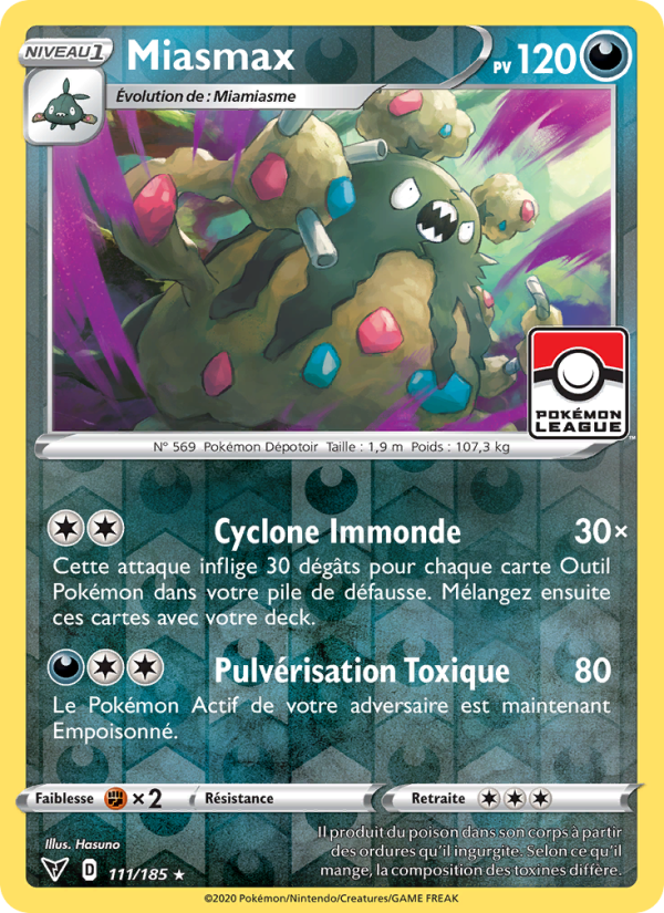Miasmax 111 — Vivid Voltage (French Pokémon TCG card)
