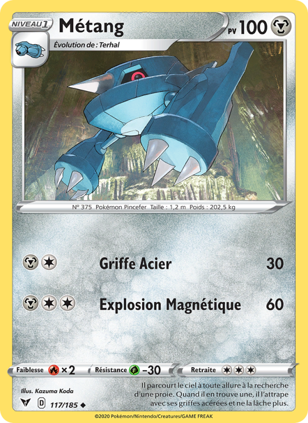 Métang 117 — Vivid Voltage (French Pokémon TCG card)