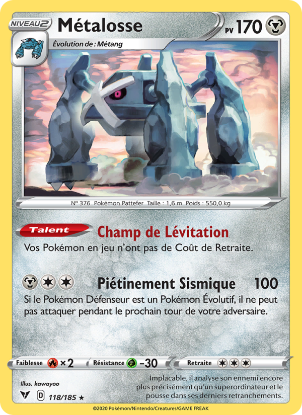 Métalosse 118 — Vivid Voltage (French Pokémon TCG card)