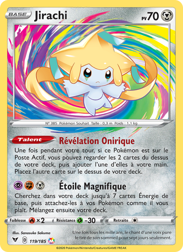 Jirachi 119 — Vivid Voltage (French Pokémon TCG card)