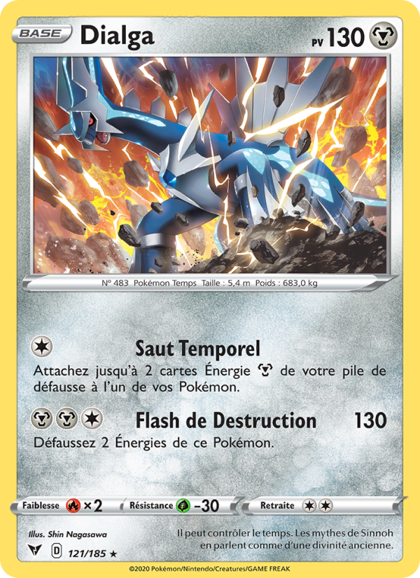 Dialga 121 — Vivid Voltage (French Pokémon TCG card)