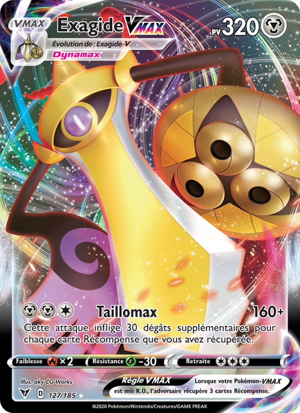Exagide VMAX 127 — Vivid Voltage (French Pokémon TCG card)