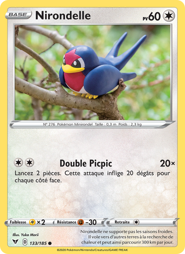 Nirondelle 133 — Vivid Voltage (French Pokémon TCG card)