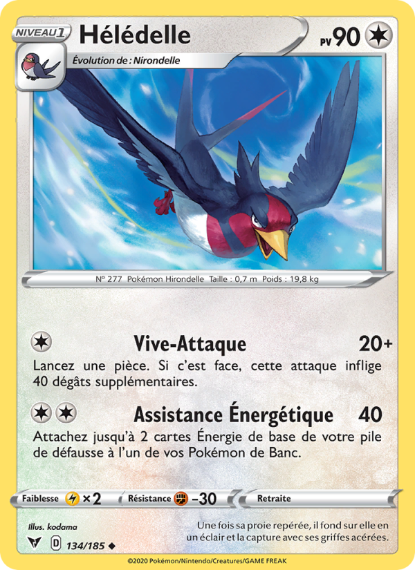 Hélédelle 134 — Vivid Voltage (French Pokémon TCG card)