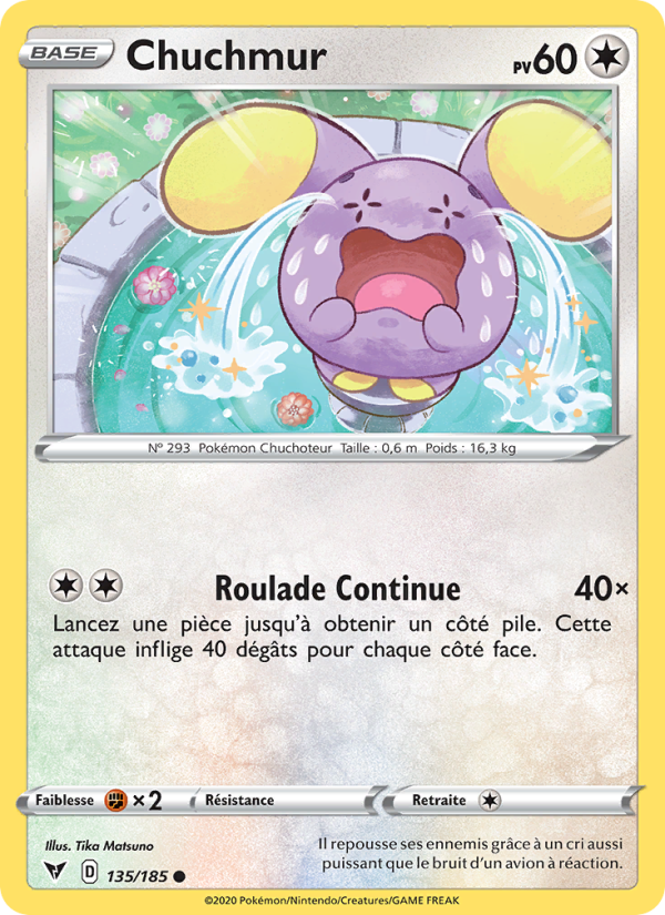 Chuchmur 135 — Vivid Voltage (French Pokémon TCG card)