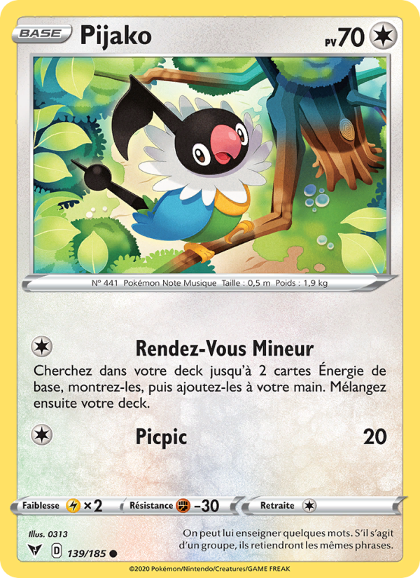 Pijako 139 — Vivid Voltage (French Pokémon TCG card)