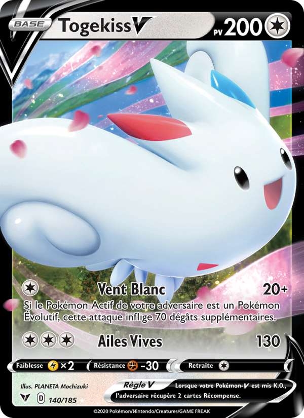 Togekiss V 140 — Vivid Voltage (French Pokémon TCG card)