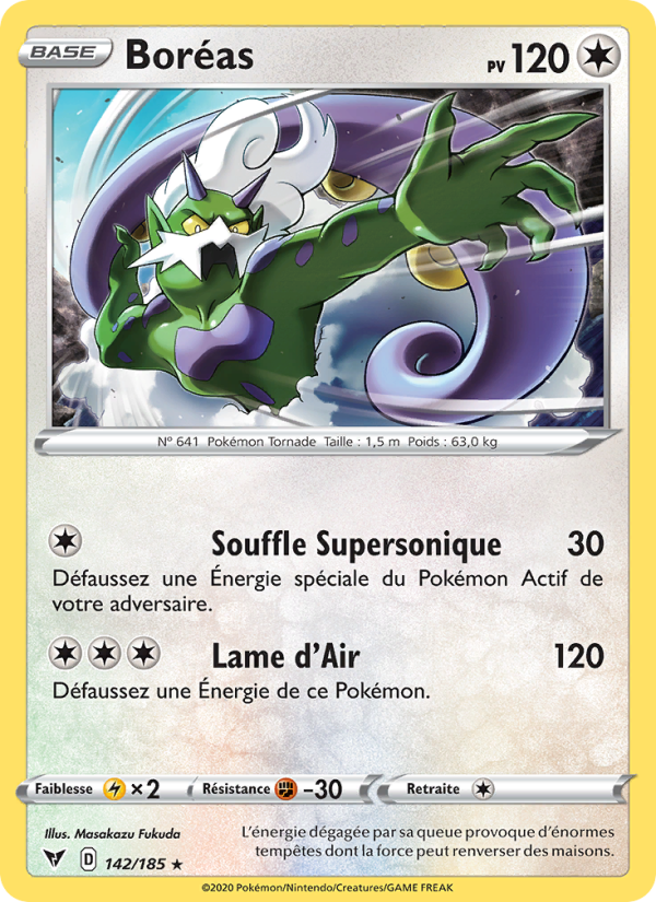 Boréas 142 — Vivid Voltage (French Pokémon TCG card)
