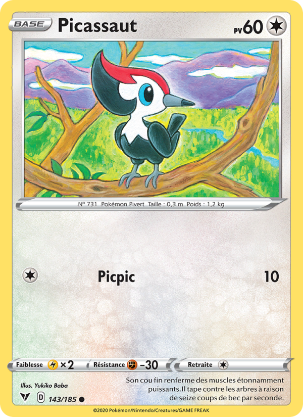 Picassaut 143 — Vivid Voltage (French Pokémon TCG card)
