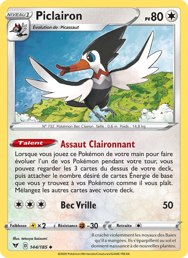 Piclairon 144 — Vivid Voltage (French Pokémon TCG card)