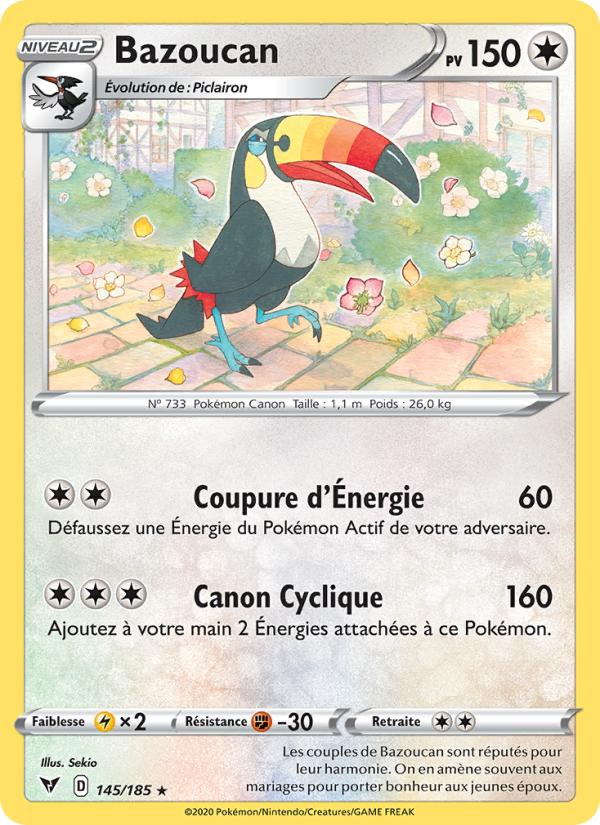 Bazoucan 145 — Vivid Voltage (French Pokémon TCG card)