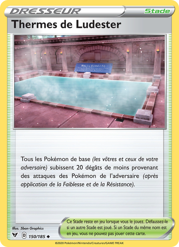 Thermes de Ludester 150 — Vivid Voltage (French Pokémon TCG card)