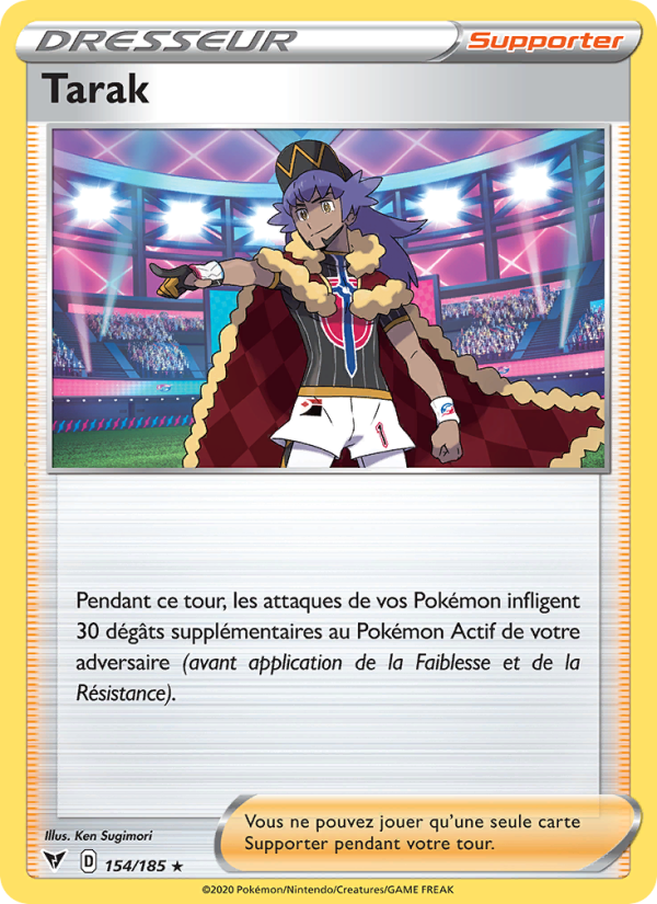 Tarak 154 — Vivid Voltage (French Pokémon TCG card)
