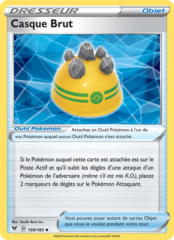 Casque Brut 159 — Vivid Voltage (French Pokémon TCG card)