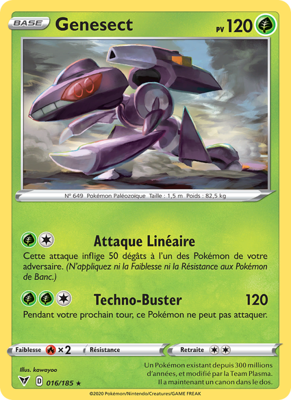 Genesect 16 — Vivid Voltage (French Pokémon TCG card)