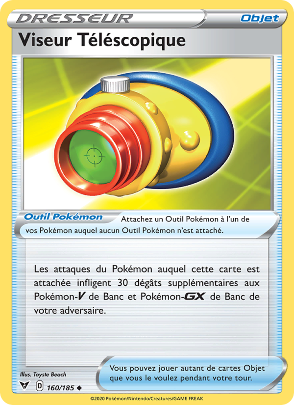 Viseur Téléscopique 160 — Vivid Voltage (French Pokémon TCG card)
