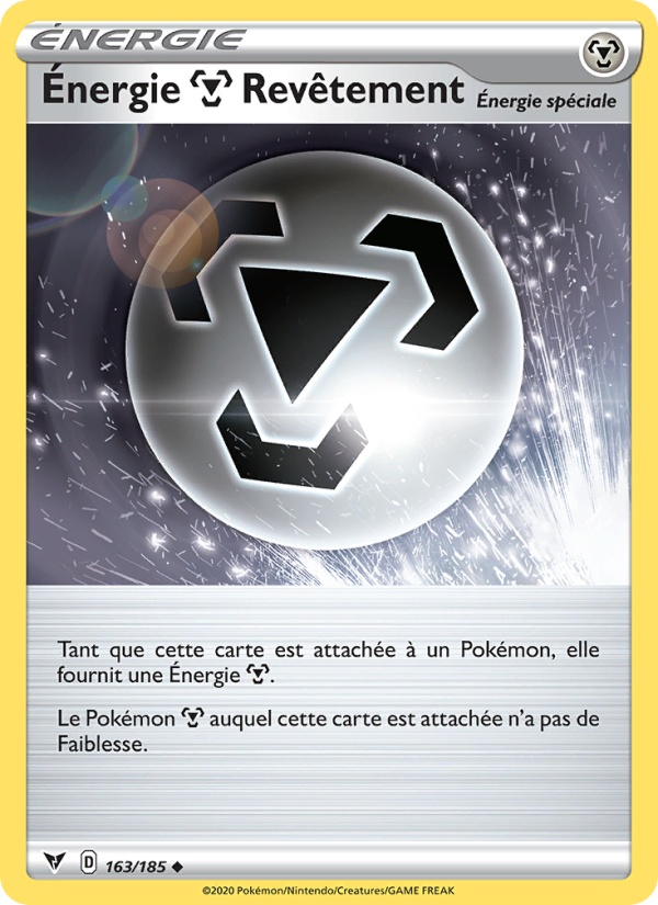 Énergie Metal Revêtement 163 — Vivid Voltage (French Pokémon TCG card)